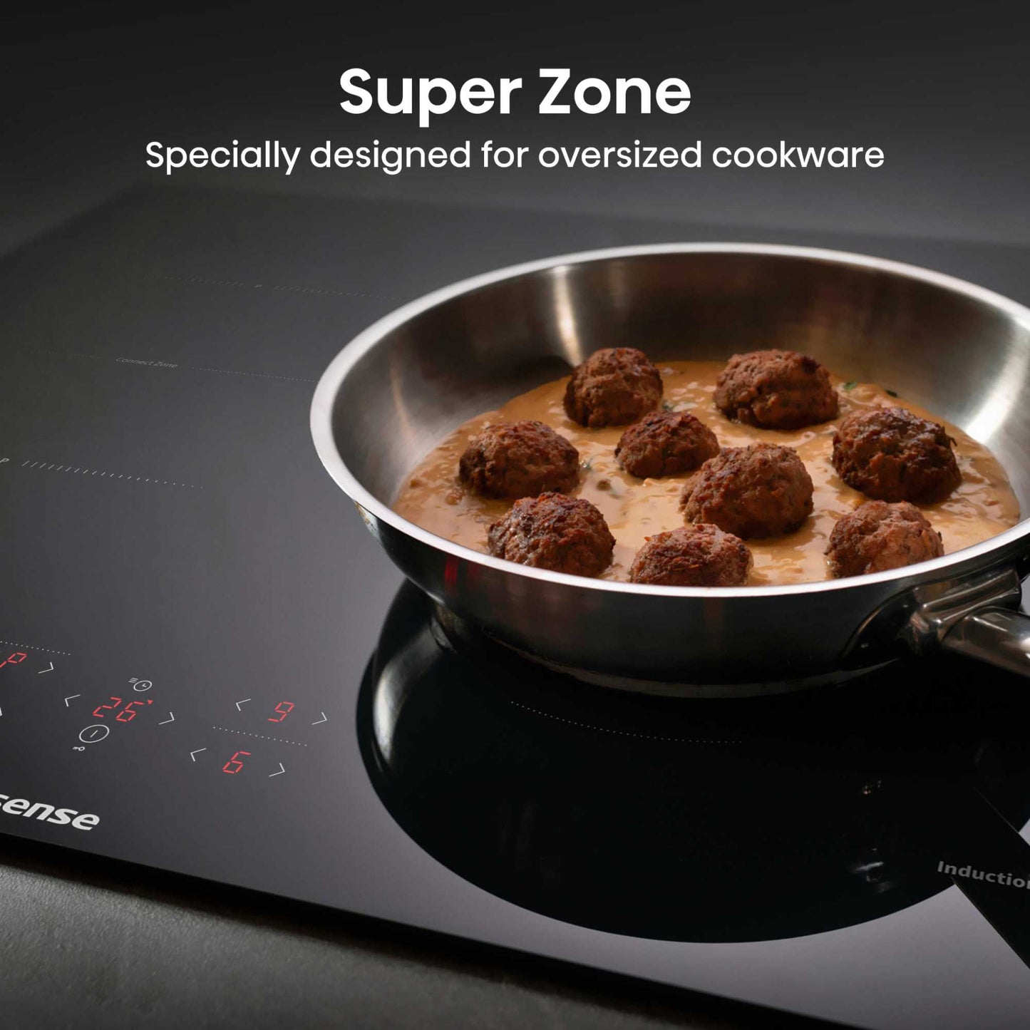 Hisense HI6421BSC 60cm 4 Burner Induction Hob - Black