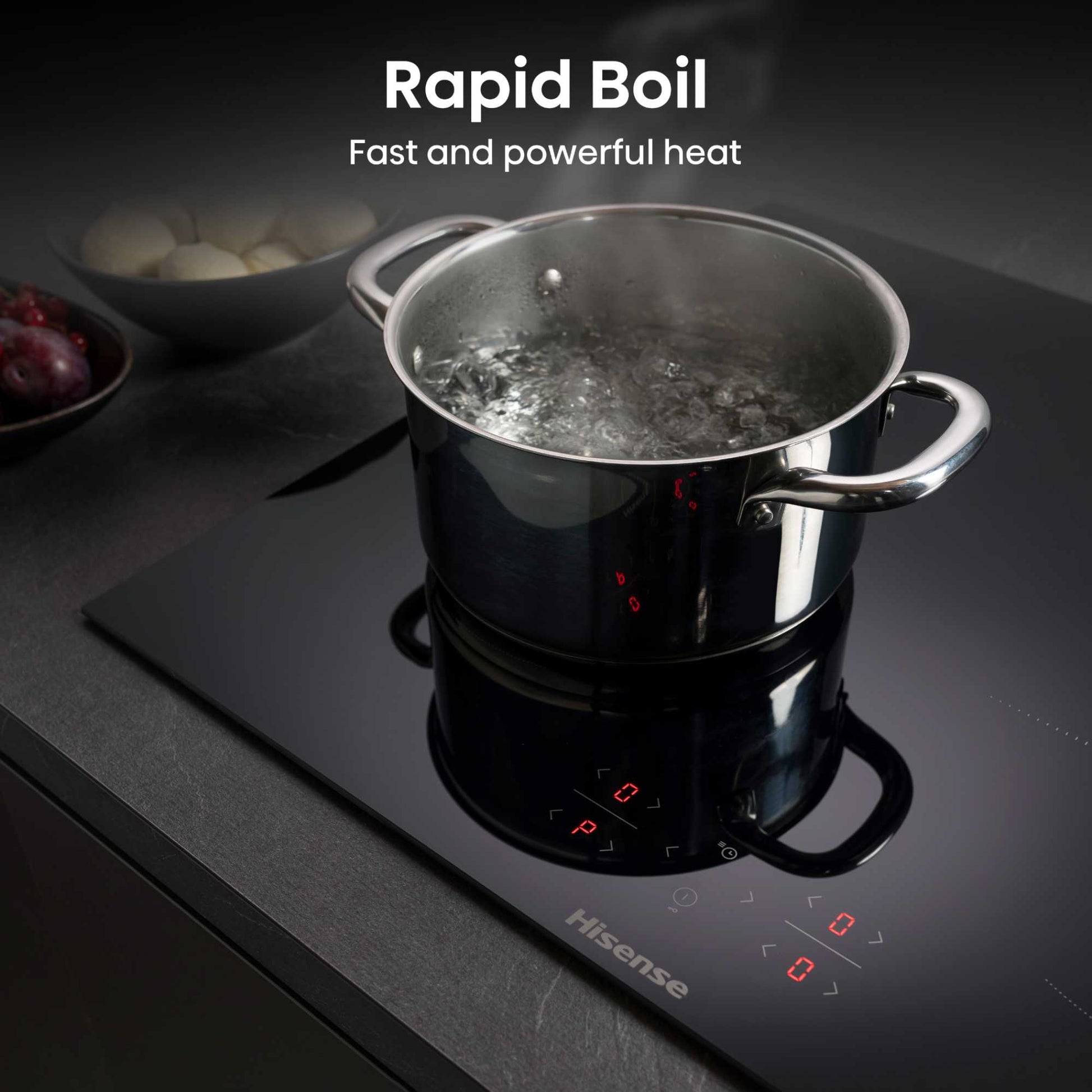 Hisense HI8421BSC 80cm 4 Zone Induction Hob