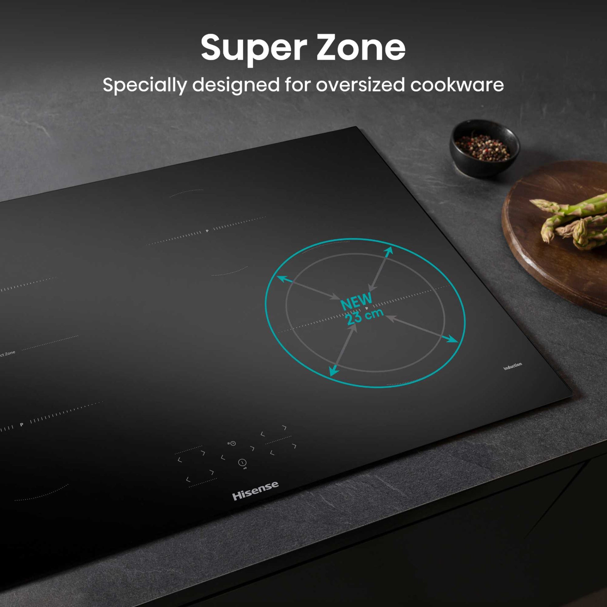 Hisense HI8421BSC 80cm 4 Zone Induction Hob
