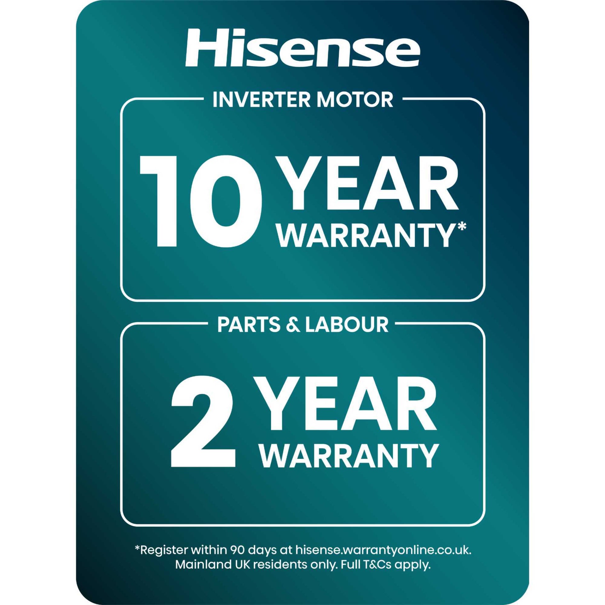 Hisense 10kg Wash 6kg Dry 1400rpm Washer Dryer - WD5S1045BW