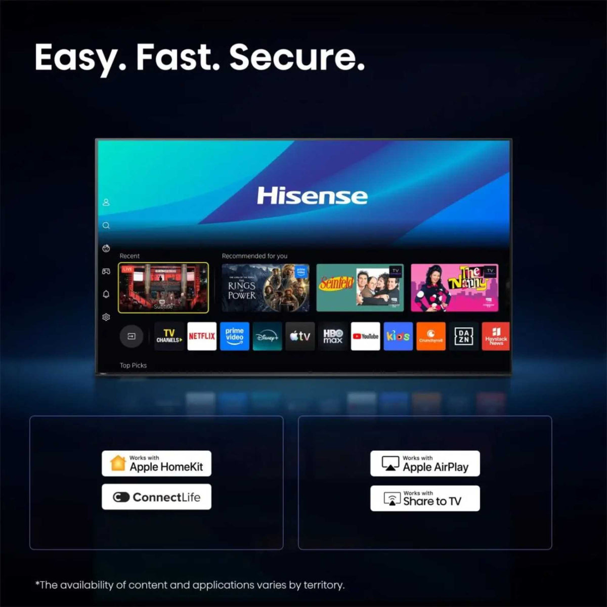 Hisense A5S 40" Full 1080 HD Hi-QLED Smart TV - 40A5STUK