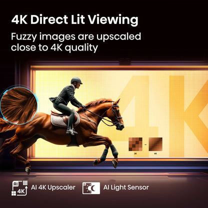 Hisense A7QTUK 55" QLED Smart AI TV with Freely - 55A7QTUK
