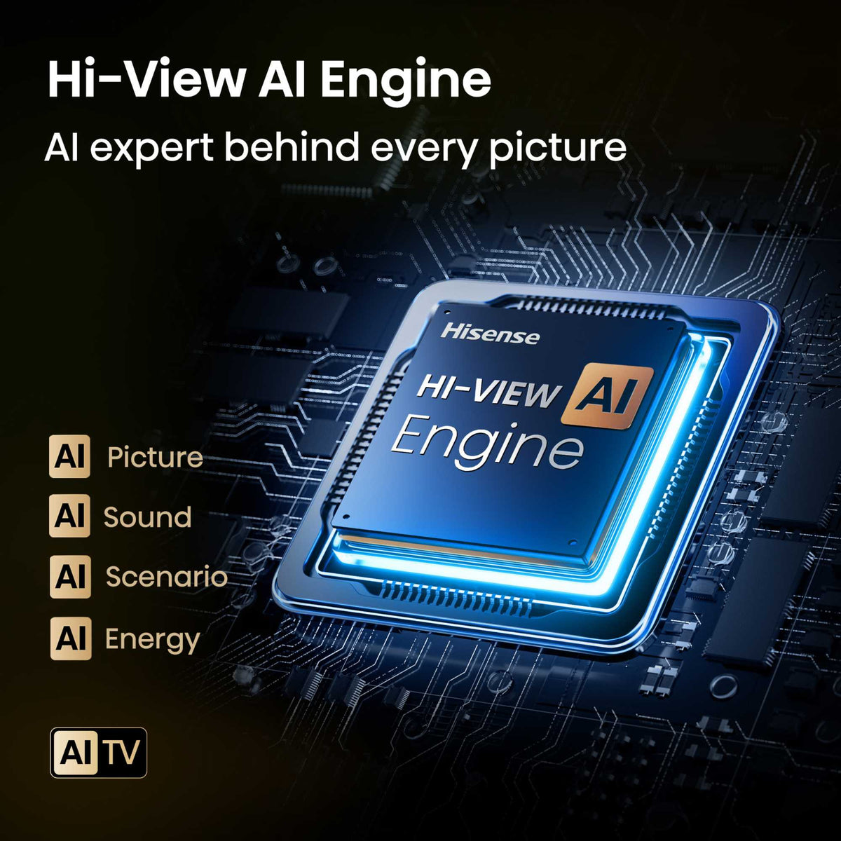 Hisense A7QTUK 55" QLED Smart AI TV with Freely - 55A7QTUK