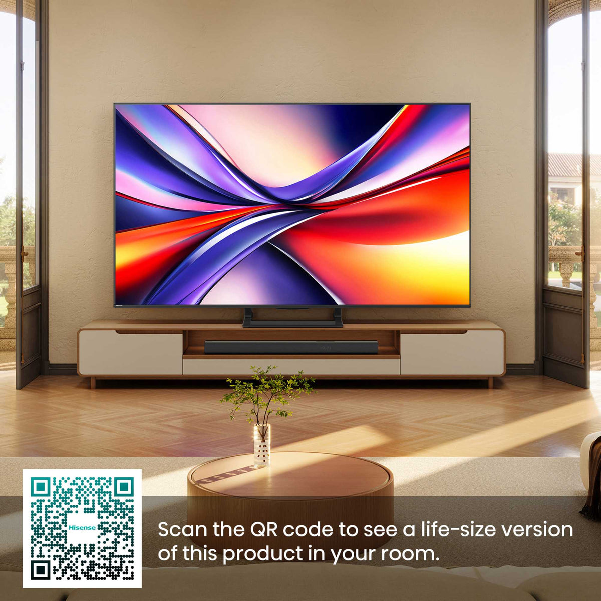 Hisense A7QTUK 55" QLED Smart AI TV with Freely - 55A7QTUK