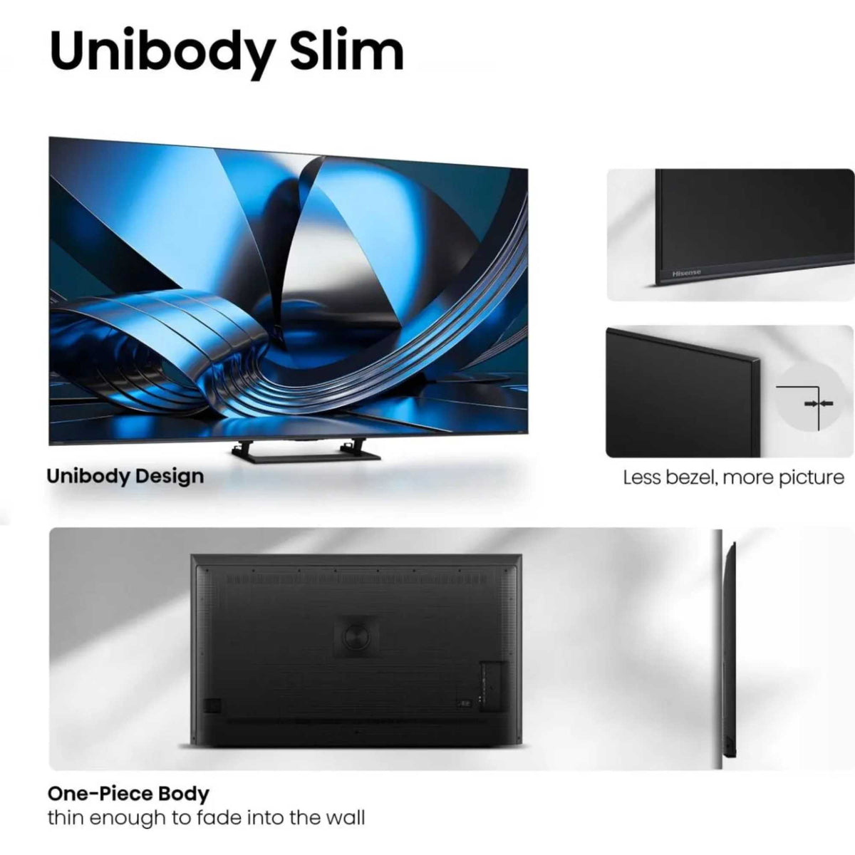 Hisense U7S 65" 4K Ultra HD ULED MiniLED Smart TV - 65U7STUK