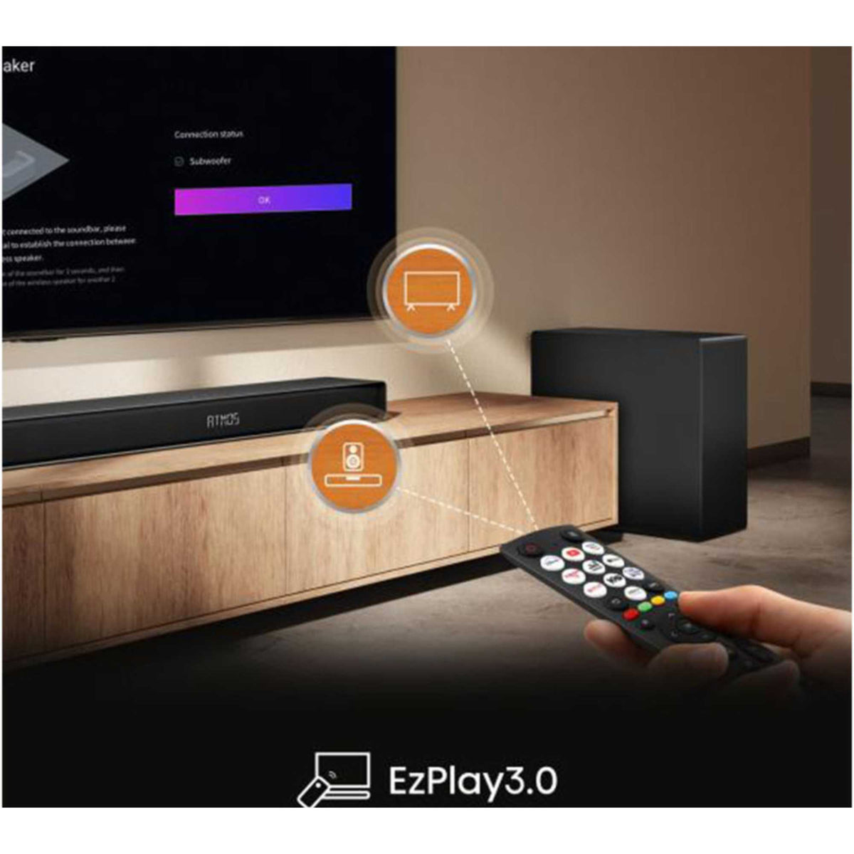 Hisense AX3120Q AX Series 3.1.2 Channel Soundbar with Wireless Subwoofer