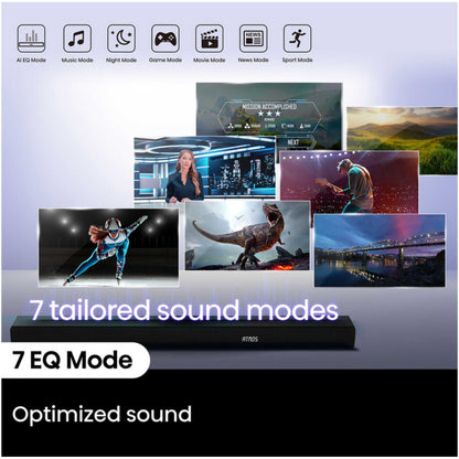Hisense AX5100Q 5.1ch Dolby Atmos Soundbar with Wireless Subwoofer