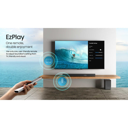 Hisense AX5125H 5.1.2 Channel Cinematic Soundbar with Wireless Subwoofer