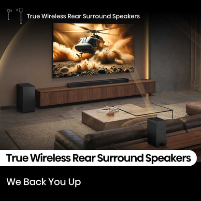 Hisense AX5140Q AX Series 5.1.4 Channel Soundbar with Rear Speakers & Subwoofer