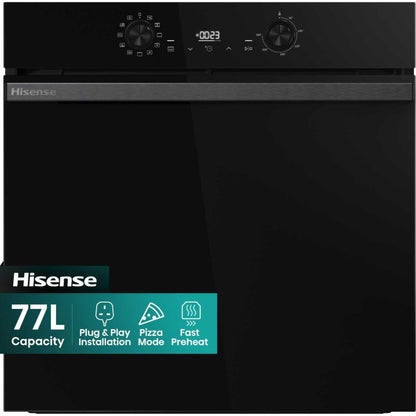 Hisense BI622ABPGUK Hi2 77L Built-in Electric Steam Oven - Black