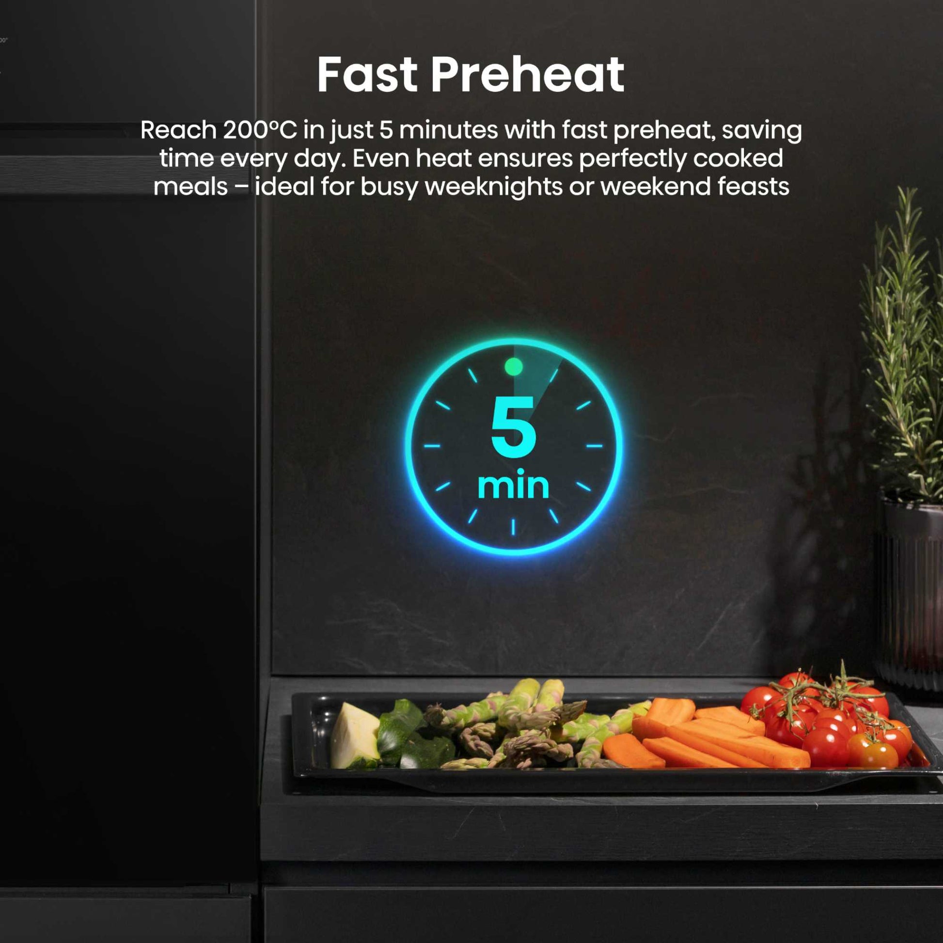 Hisense BI622ABPGUK Hi2 77L Built-in Electric Steam Oven - Black