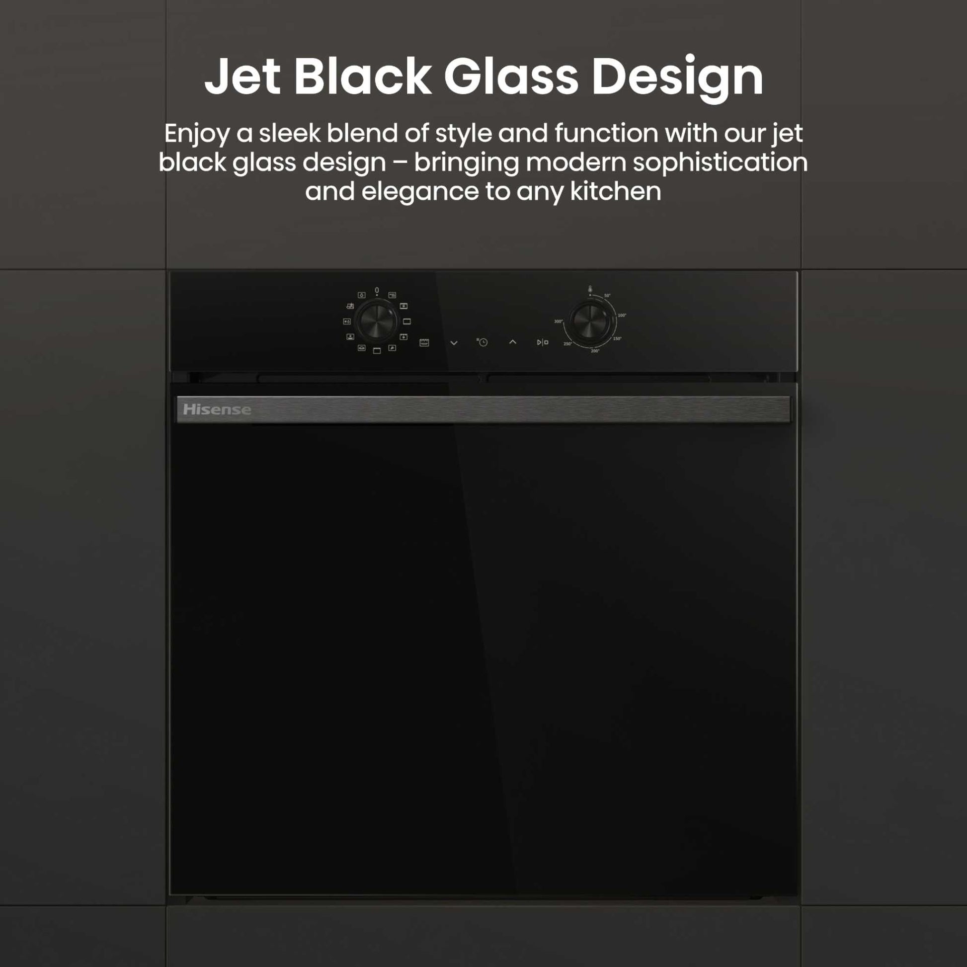Hisense BI622ABPGUK Hi2 77L Built-in Electric Steam Oven - Black