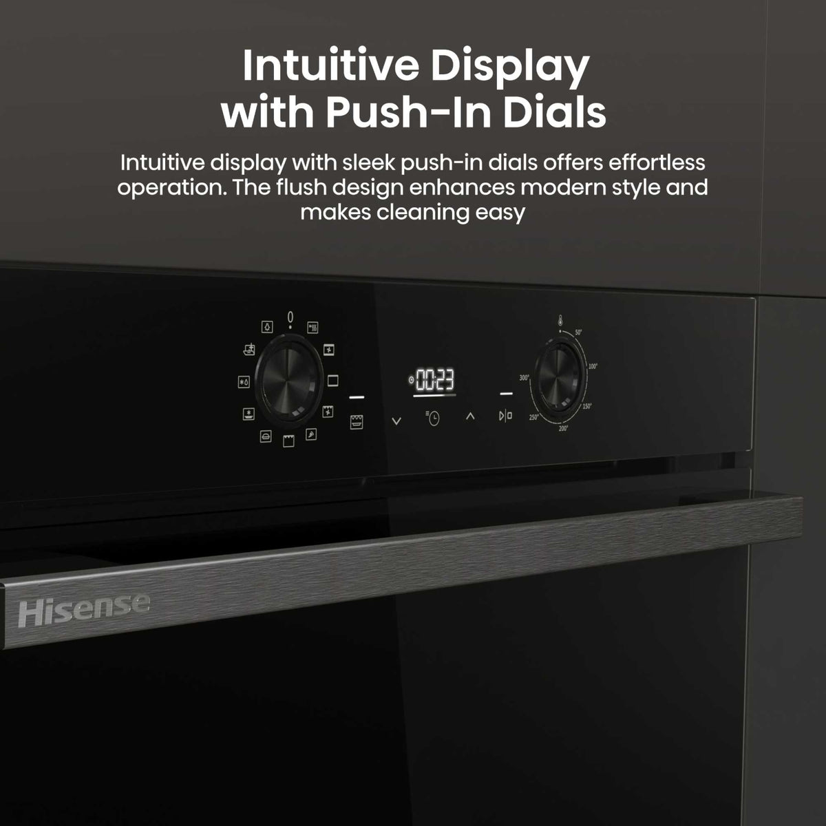 Hisense BI622ABPGUK Hi2 77L Built-in Electric Steam Oven - Black