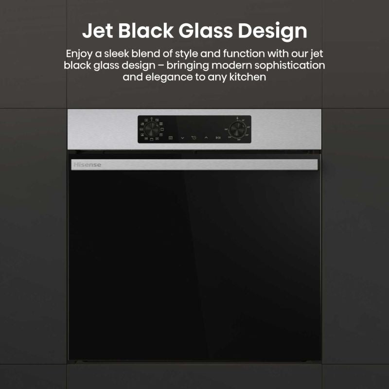 Hisense BI622AXPGUK Hi2 77L Built-in Electric Steam Oven - Black