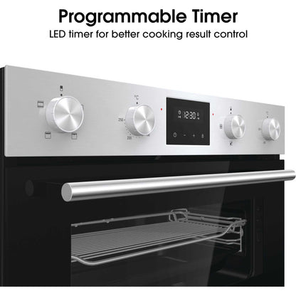 Hisense BID75211XUK Built-Under Double Oven - Stainless Steel