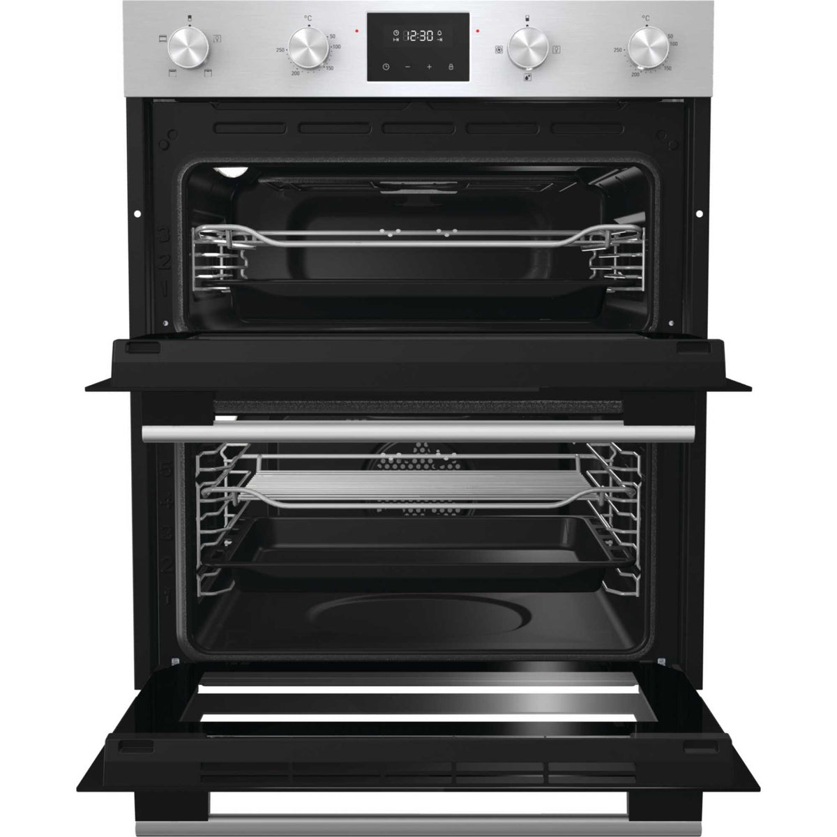 Hisense BID75211XUK Built-Under Double Oven - Stainless Steel