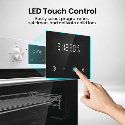 Hisense BID95211XUK Built-In Double Oven - Stainless Steel