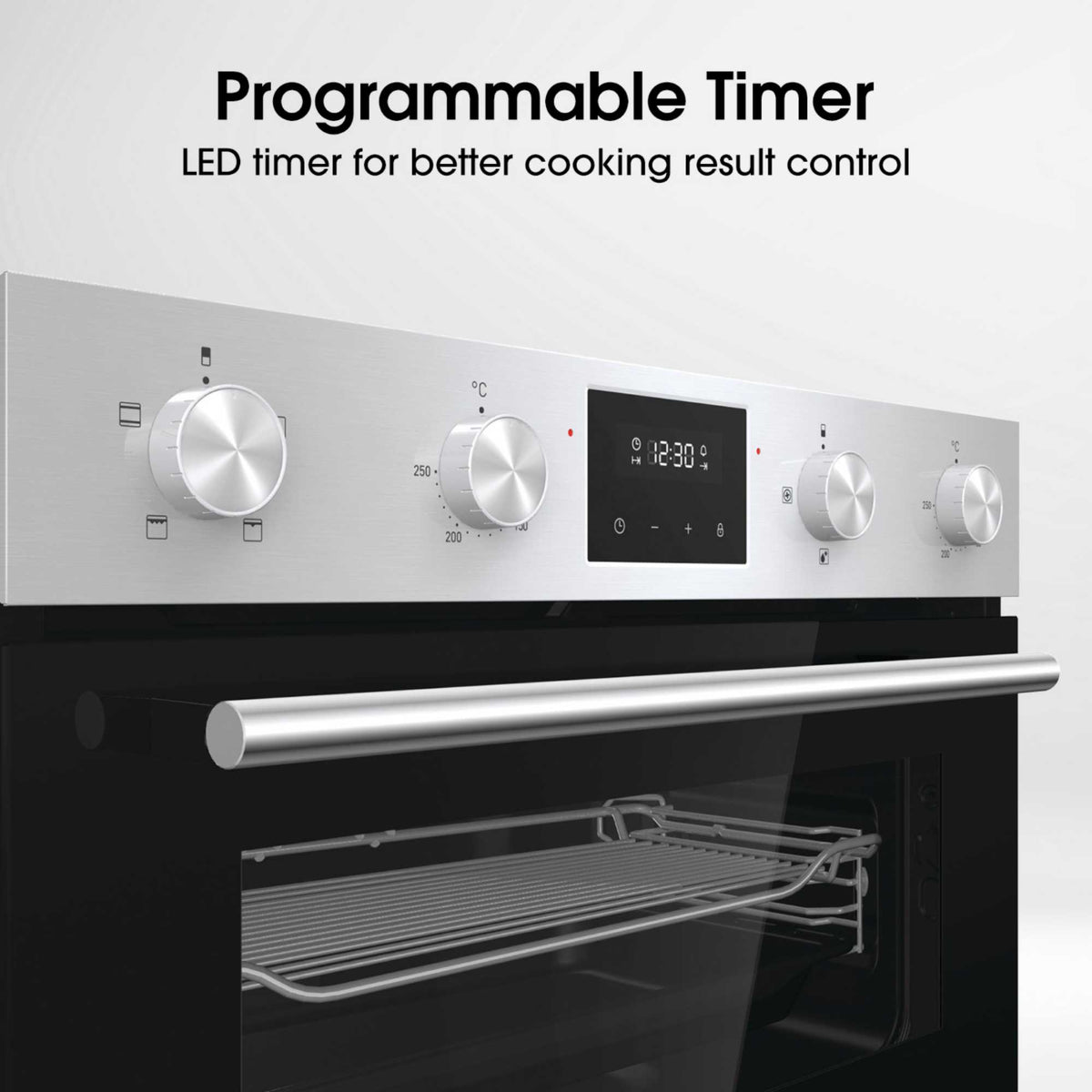 Hisense BID95211XUK Built-In Double Oven - Stainless Steel