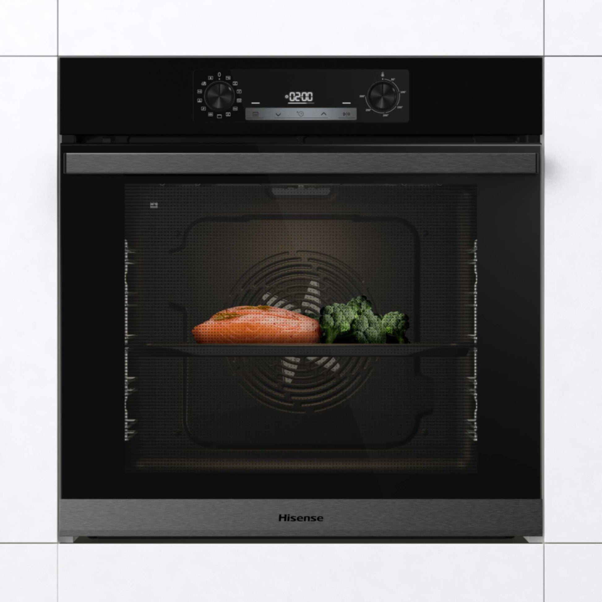 Hisense BSA65222PBUK Built-in Oven - EvenBake & Pyrolytic Self-Clean