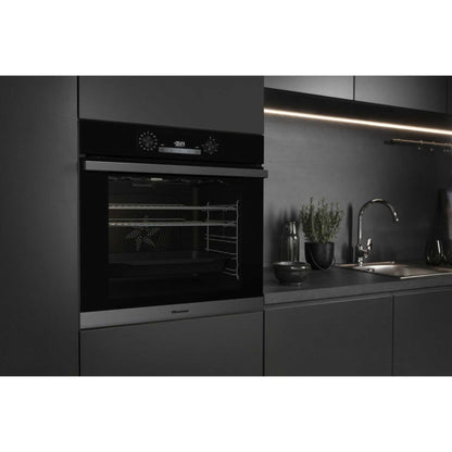 Hisense BSA65222PBUK Built-in Oven - EvenBake & Pyrolytic Self-Clean