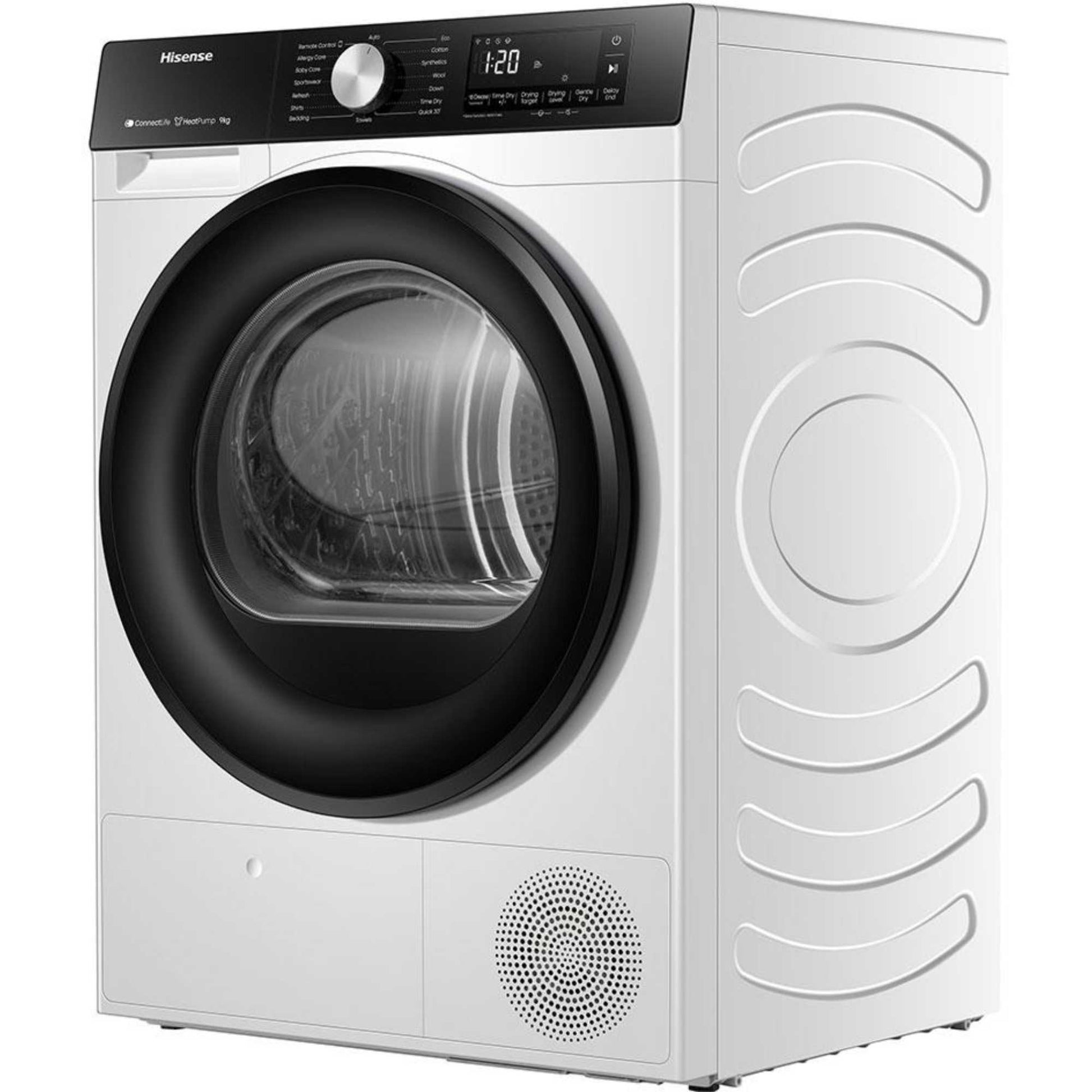 Hisense 3S 9kg Heat Pump Tumble Dryer - DH3S902BWCC