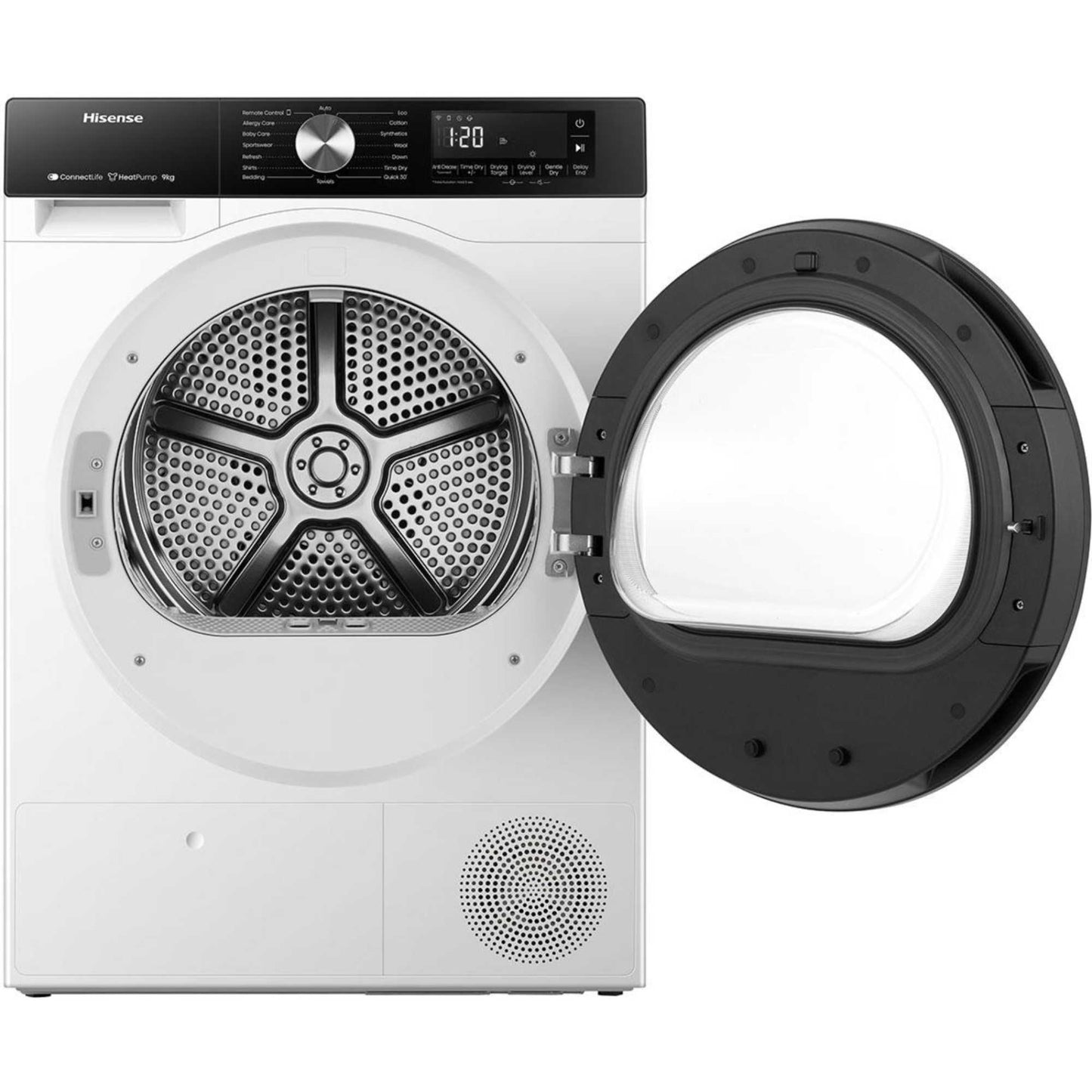 Hisense 3S 9kg Heat Pump Tumble Dryer - DH3S902BWCC