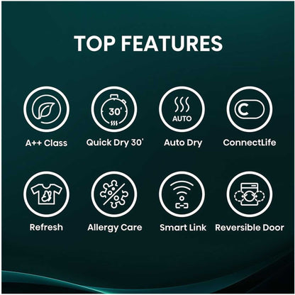 Hisense 3S 9kg Heat Pump Tumble Dryer - DH3S902BWCC