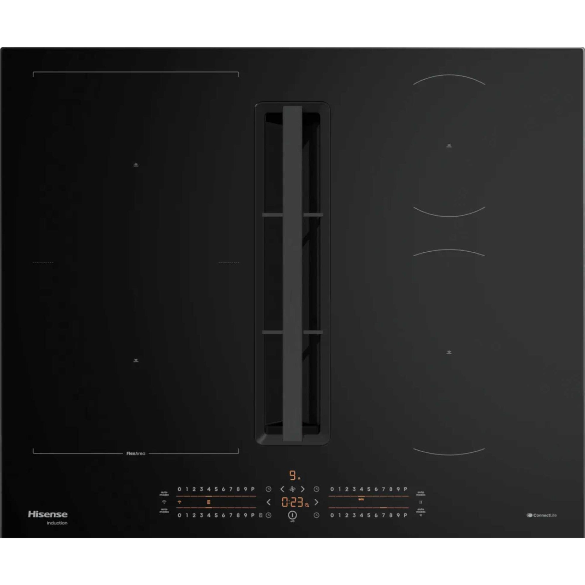 Hisense Hi6 HEH6432BSCWF 4 Burner 60cm Electric Induction Hob