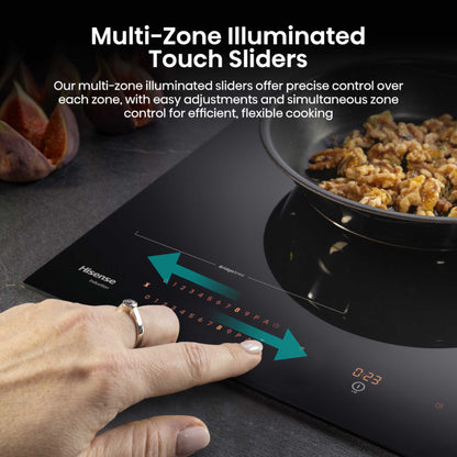 Hisense HI6443BSCWF Hi8 60cm 4 Zone Induction Hob - Black