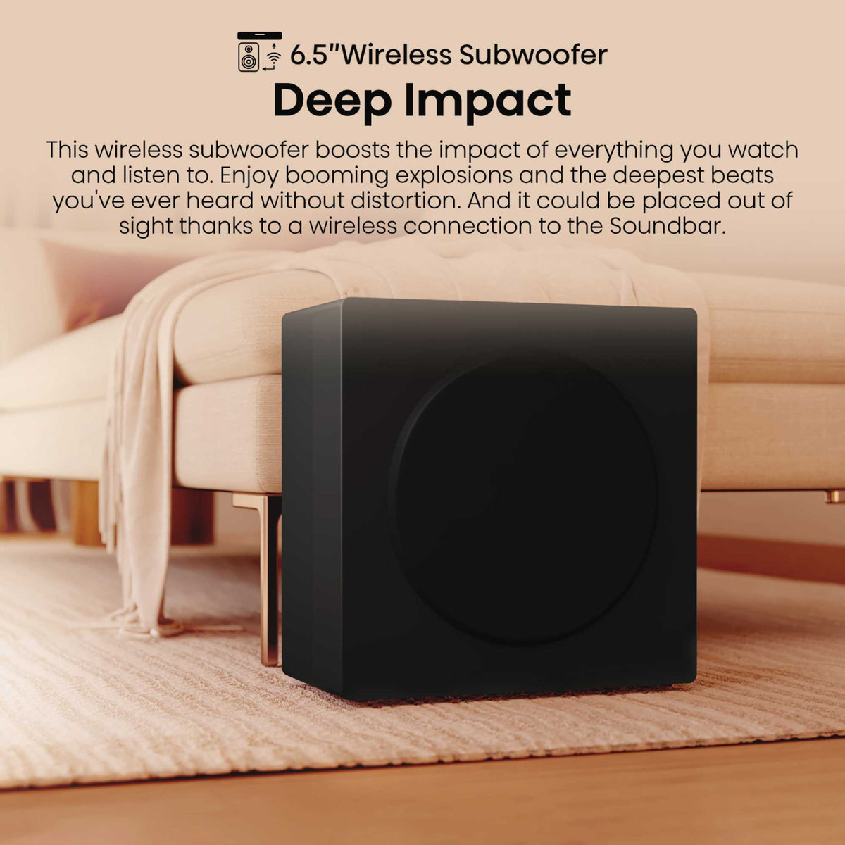 Hisense HS3100 3.1 Channel Soundbar with Wireless Subwoofer