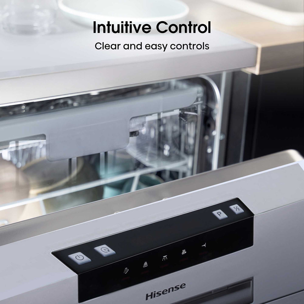 Hisense Hi4 Freestanding Slimline Dishwasher - HS523E15XUK