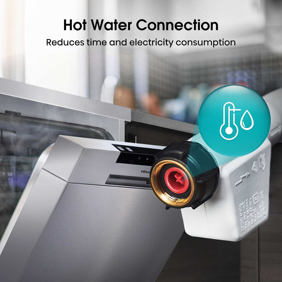 Hisense Hi4 Freestanding Slimline Dishwasher - HS523E15XUK