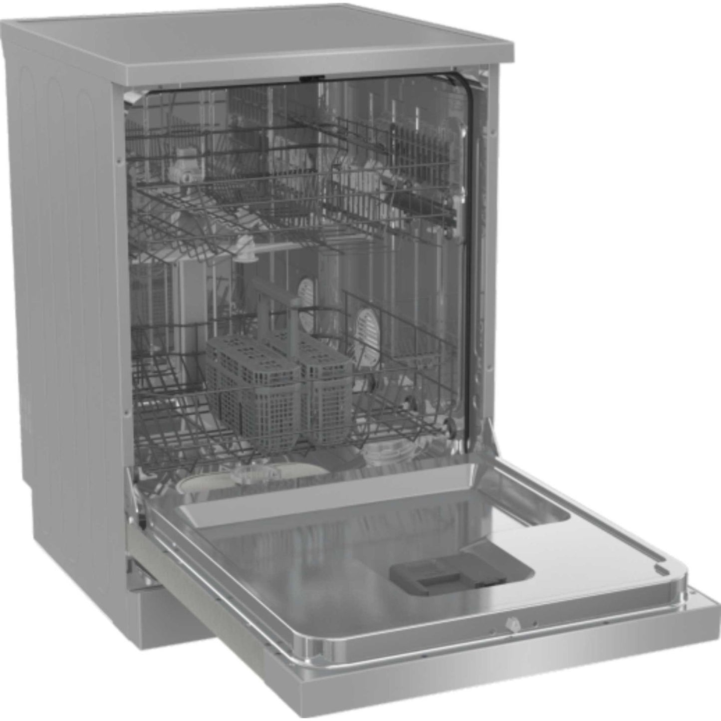 Hisense HS642D90XUK 14 Place AUTODRY Dual Display Dishwasher - Silver