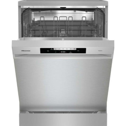 Hisense HS642D90XUK 14 Place AUTODRY Dual Display Dishwasher - Silver