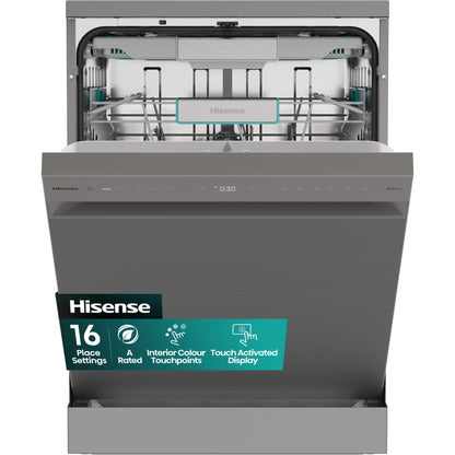 Hisense Hi6 Freestanding Full-Sized Dishwasher - HS673A90XUK