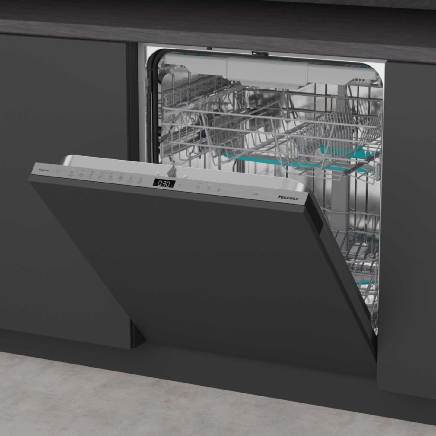 Hisense Hi6 Fully Integrated Full-Sized Dishwasher - HV663A60UK