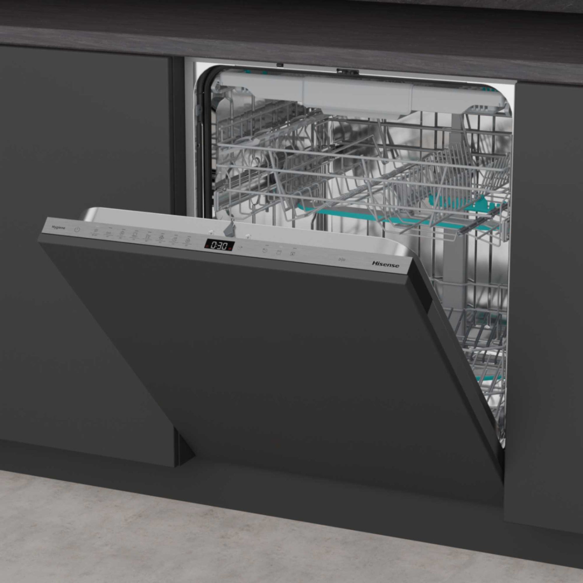 Hisense Hi6 Fully Integrated Full-Sized Dishwasher - HV663A60UK