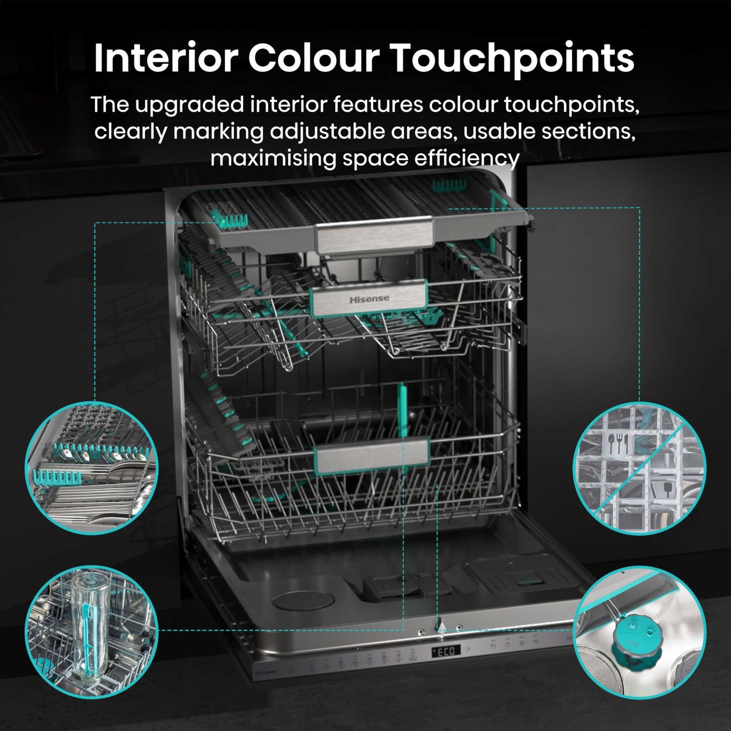 Hisense Fully Integrated Full-Sized Dishwasher - HV693A60UVADUK