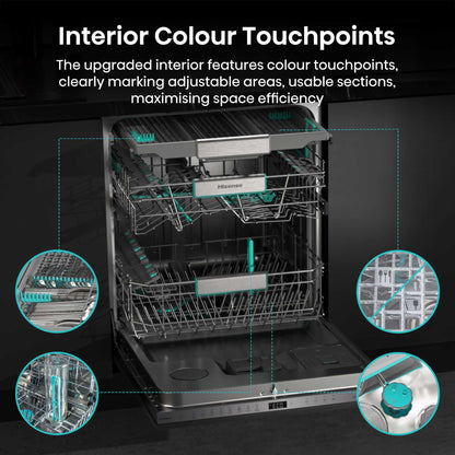 Hisense Fully Integrated Full-Sized Dishwasher - HV693A60UVADUK