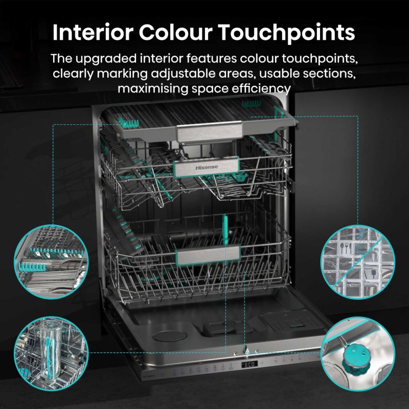 Hisense Fully Integrated Full-Sized Dishwasher - HV693A60UVADUK