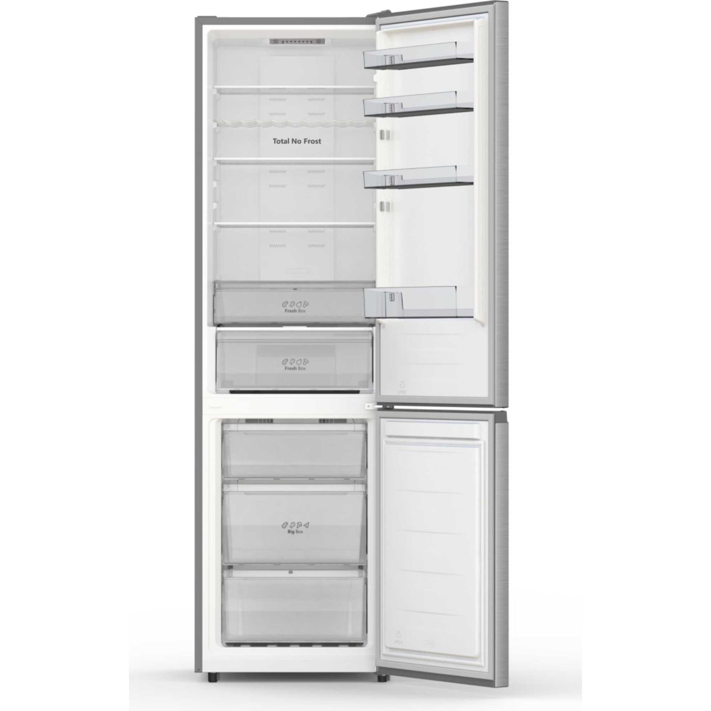 Hisense Fridge Freezer 60/40 Total No Frost - Inox - RB440N4ACA
