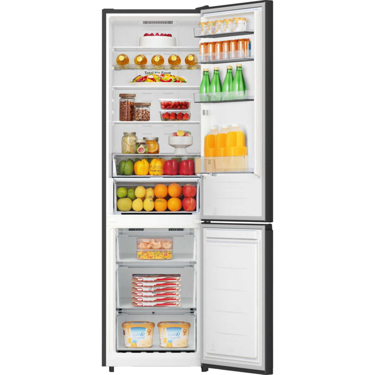Hisense Fridge Freezer 70/30 Total No Frost - Black - RB440N4AFA