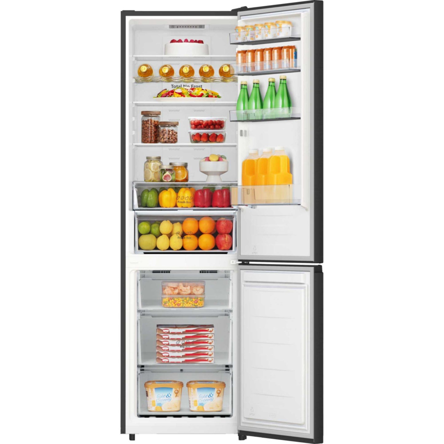 Hisense Fridge Freezer 70/30 Total No Frost - Black - RB440N4AFA