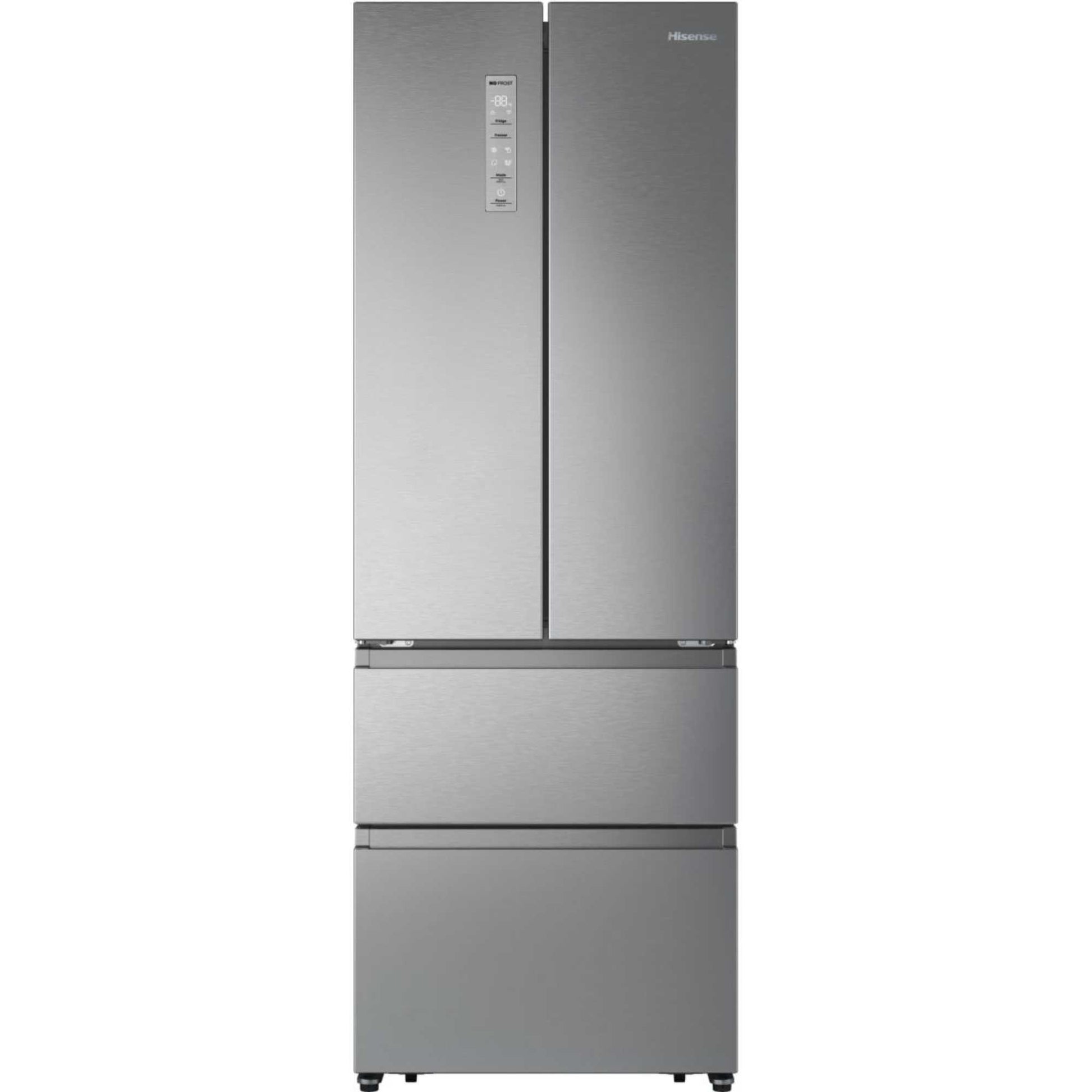 Hisense American Style Fridge Freezer 60/40 Total No Frost - Inox Look - RF632N4AIE1