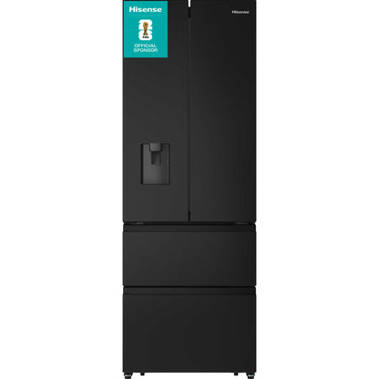 Hisense American Style Fridge Freezer 60/40 Total No Frost - Black - RF632N4WFE
