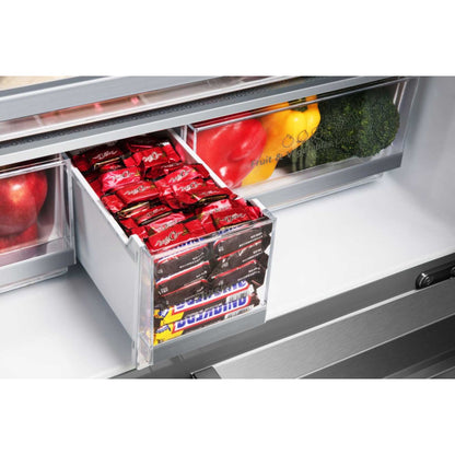Hisense American Style Fridge Freezer 60/40 Total No Frost - Stainless Steel - RF749N4SWSE