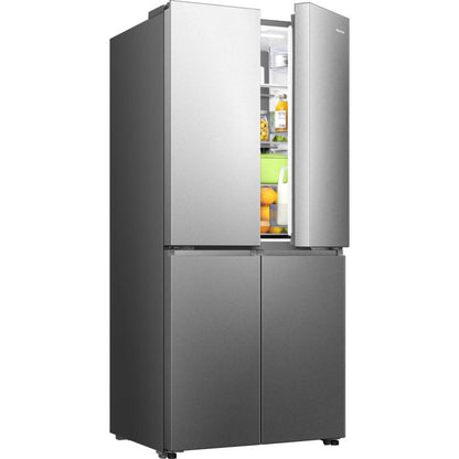 Hisense American Style Fridge Freezer 60/40 Total No Frost - Inox - RQ5P470SAID