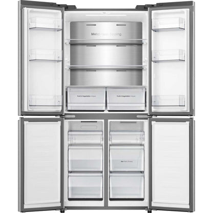 Hisense American Style Fridge Freezer 60/40 Total No Frost - Inox - RQ5P470SAID