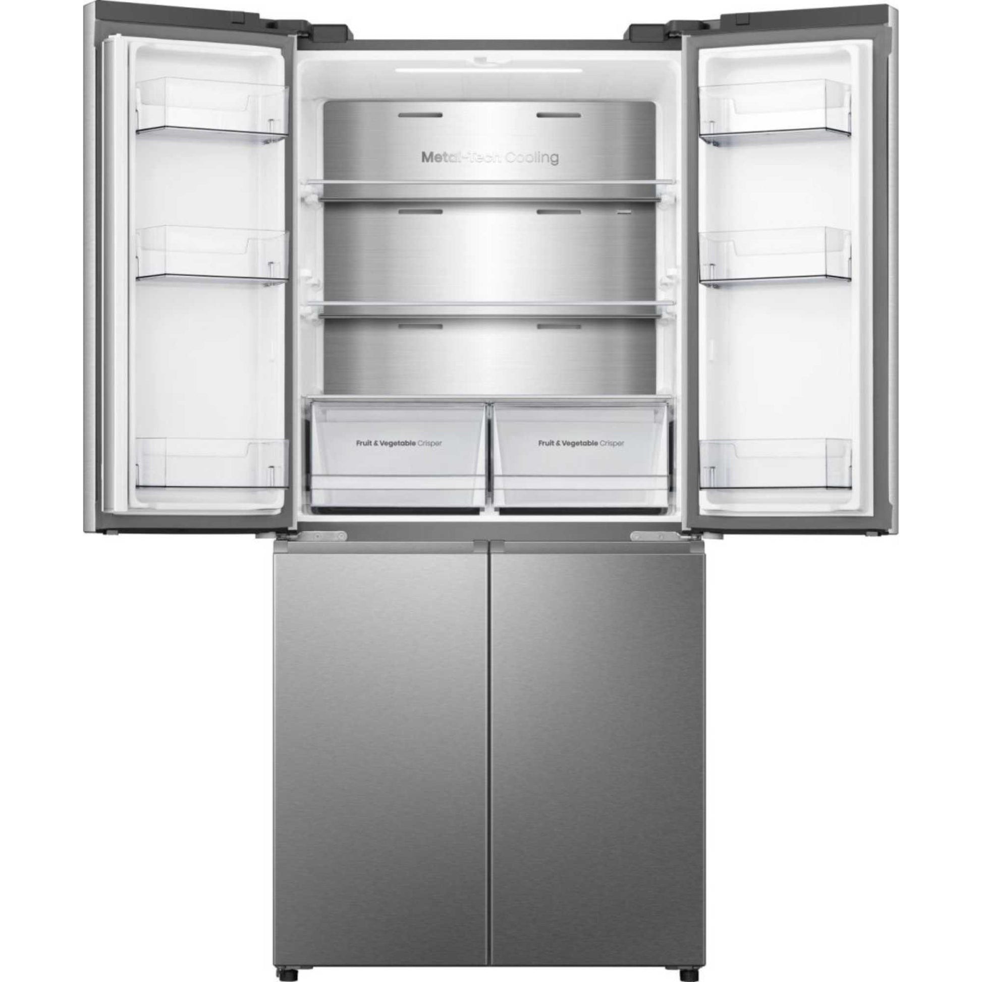 Hisense American Style Fridge Freezer 60/40 Total No Frost - Inox - RQ5P470SAID