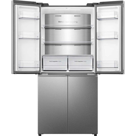 Hisense American Style Fridge Freezer 60/40 Total No Frost - Inox - RQ5P470SAID